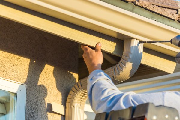 Cost of Aluminum Rain Gutter Service in Wylie